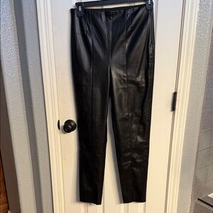 Zara large Black faux, leather pants